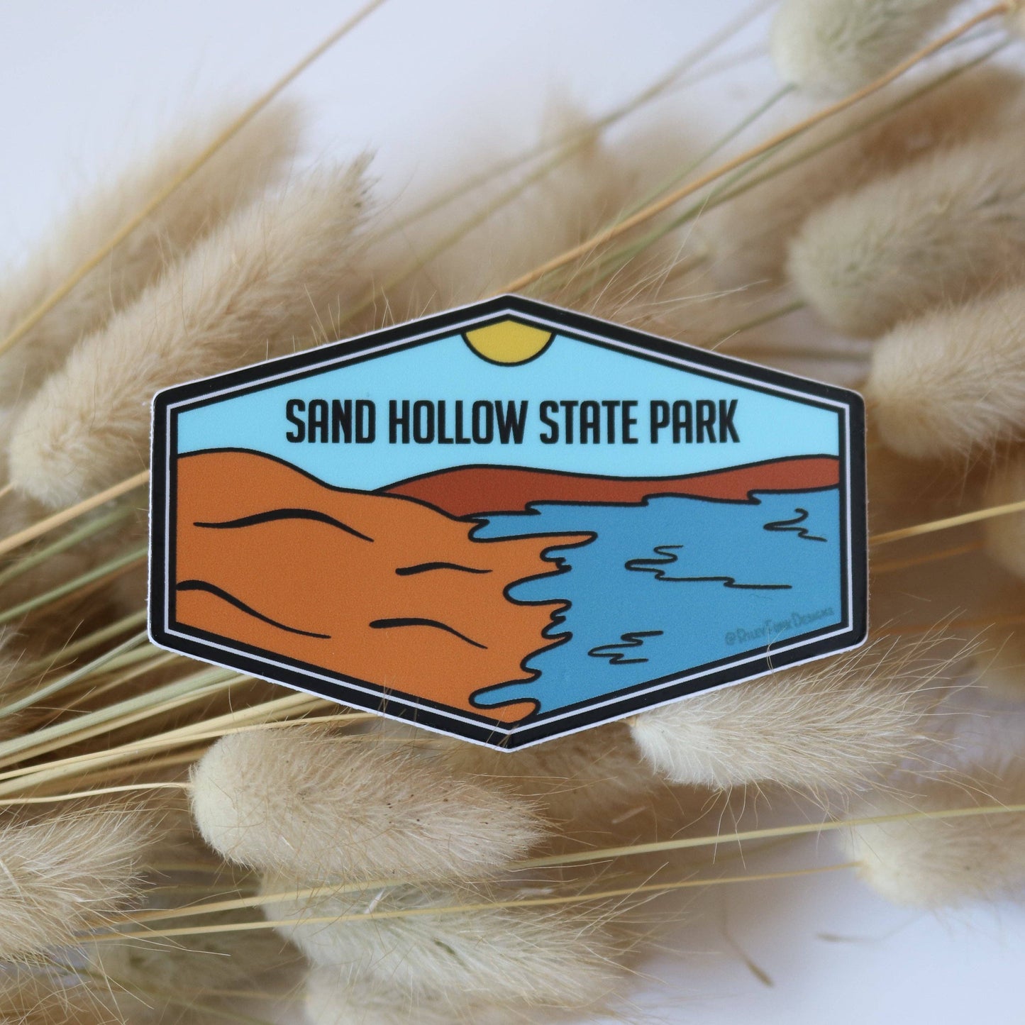 Sand Hollow State Park Sticker - Dixie Hike & Style