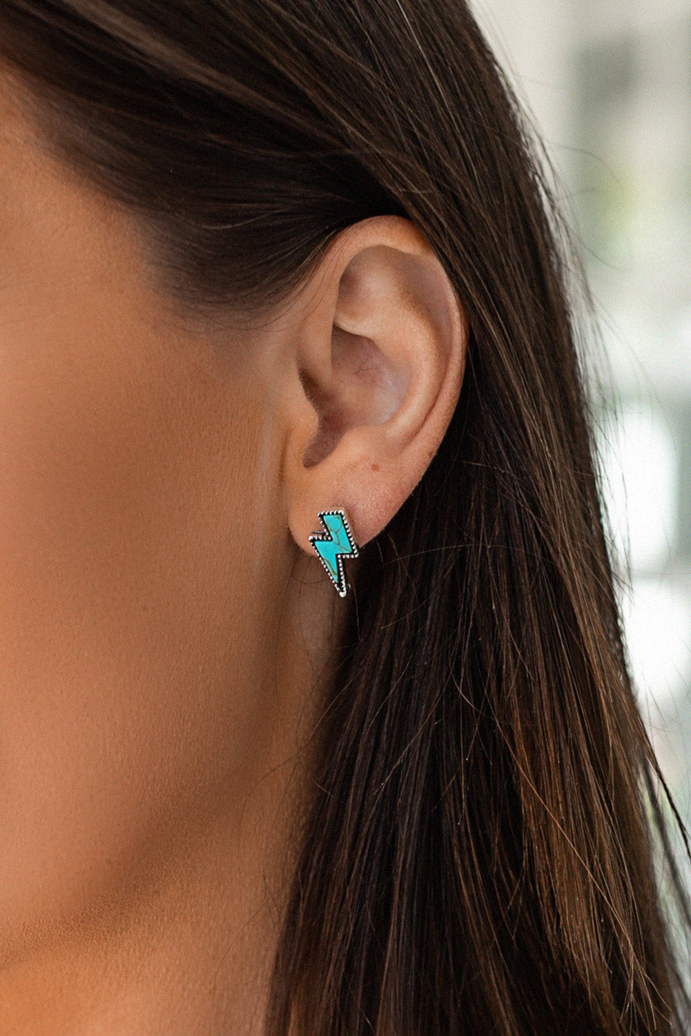 Green Three-piece Turquoise Stud Earrings Set - Dixie Hike & Style