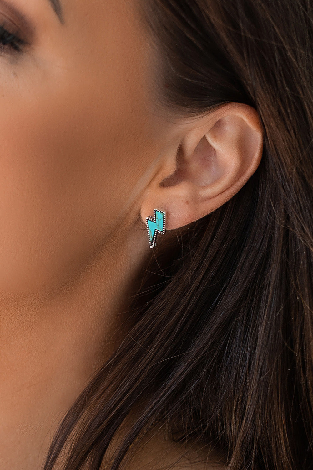 Green Three-piece Turquoise Stud Earrings Set - Dixie Hike & Style