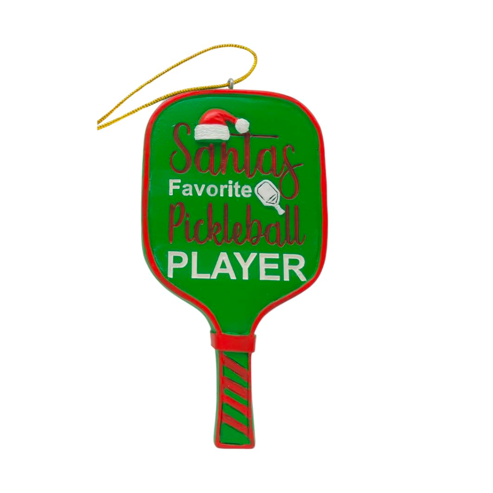 Pickleball Paddle Christmas Ornament - Dixie Hike & Style