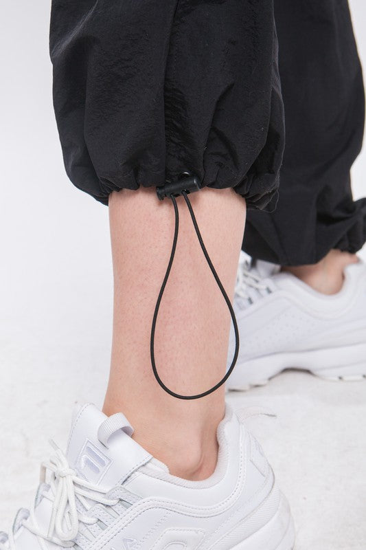 Loose Fit Parachute Cargo Pants - Dixie Hike & Style