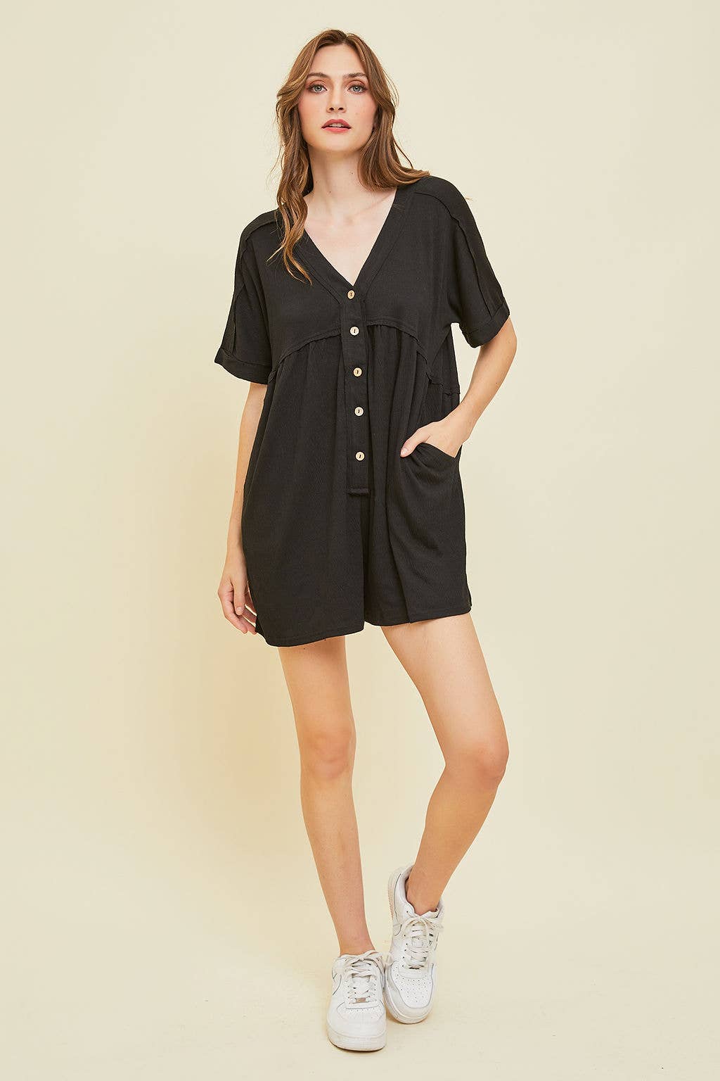Heyson Eternal Comfort Button-Down Romper