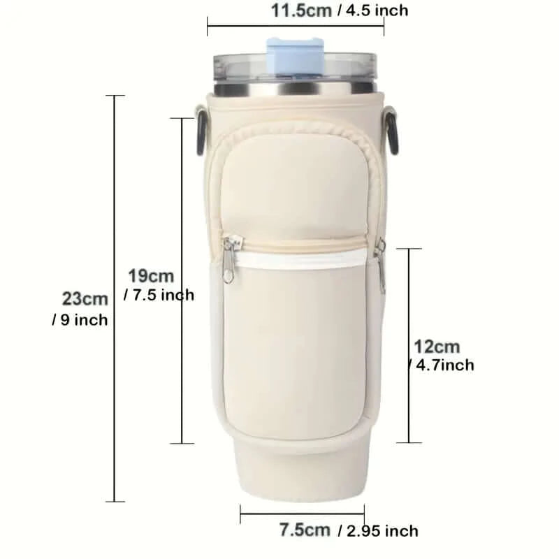 40oz Neoprene Adventure Tumbler Sleeve with Pocket - Dixie Hike & Style