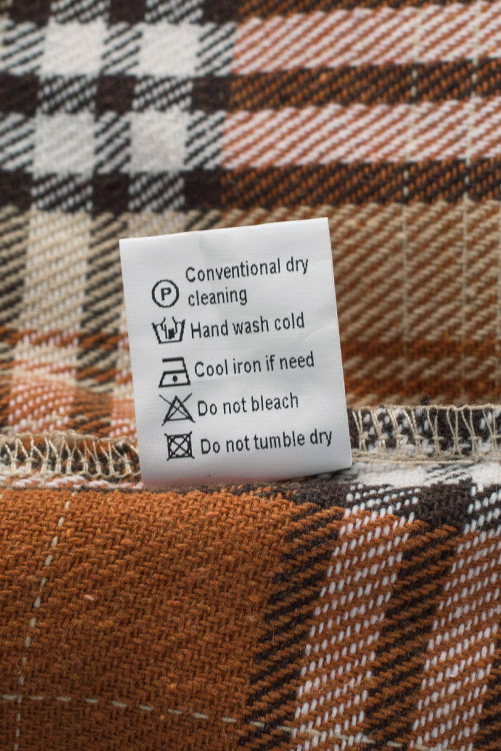 Orange Plaid Color Block Patchwork Shirt Jacket with Pocket - Dixie Hike & Style