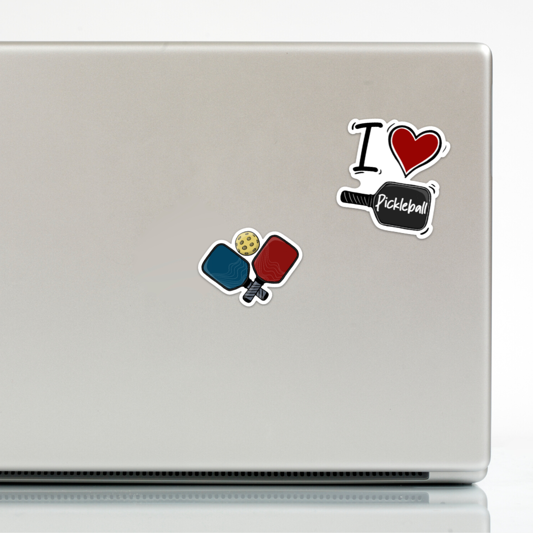I love Pickleball - Sticker - Dixie Hike & Style