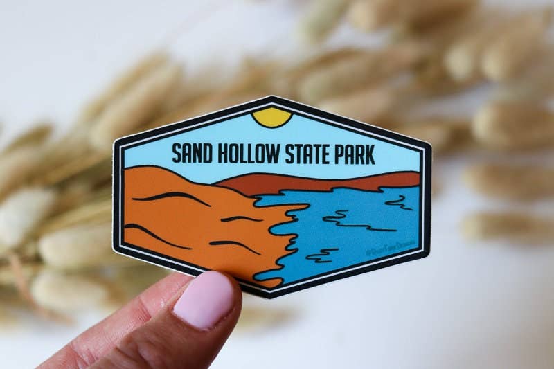 Sand Hollow State Park Sticker - Dixie Hike & Style