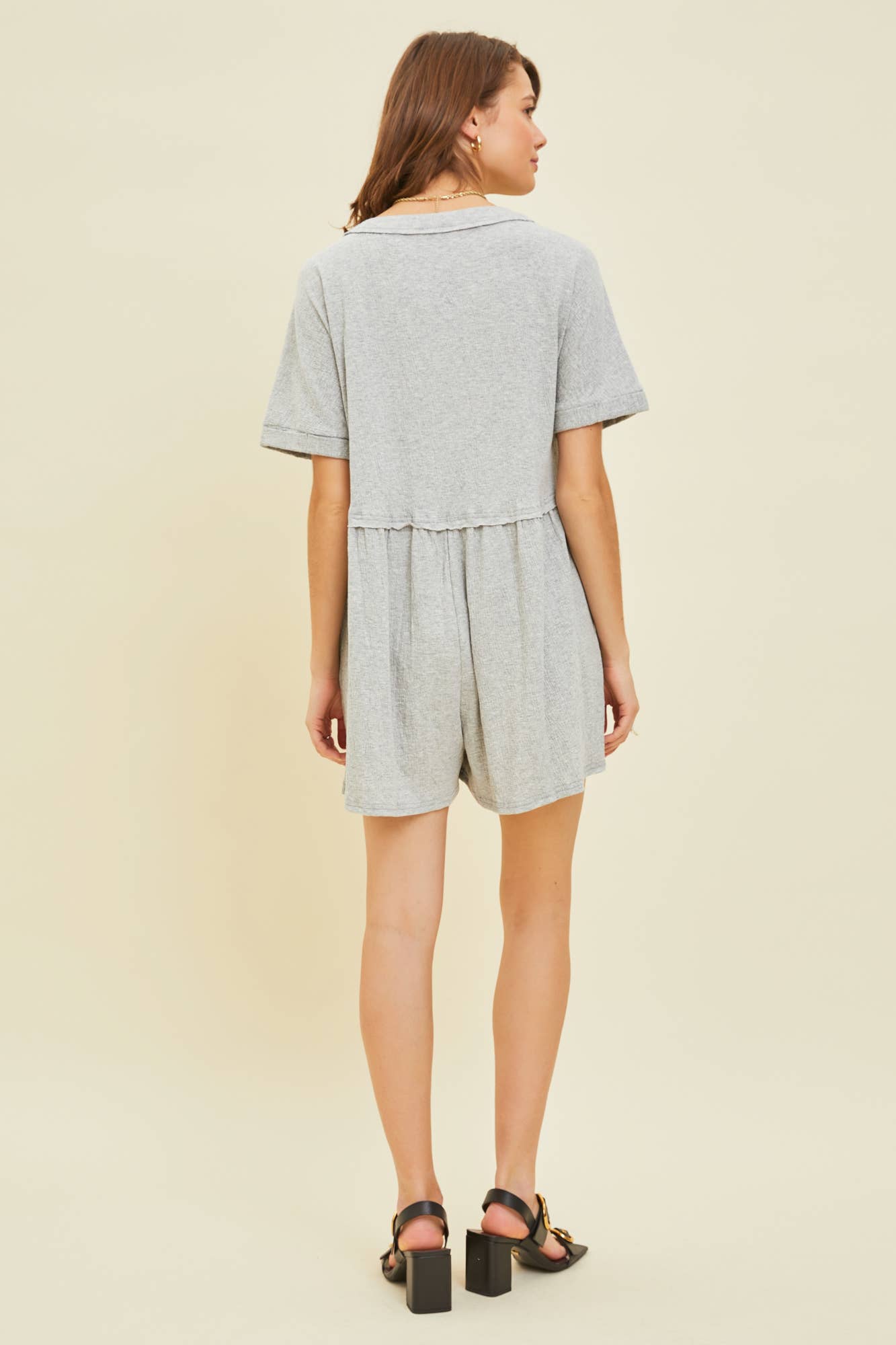 Heyson Eternal Comfort Button-Down Romper