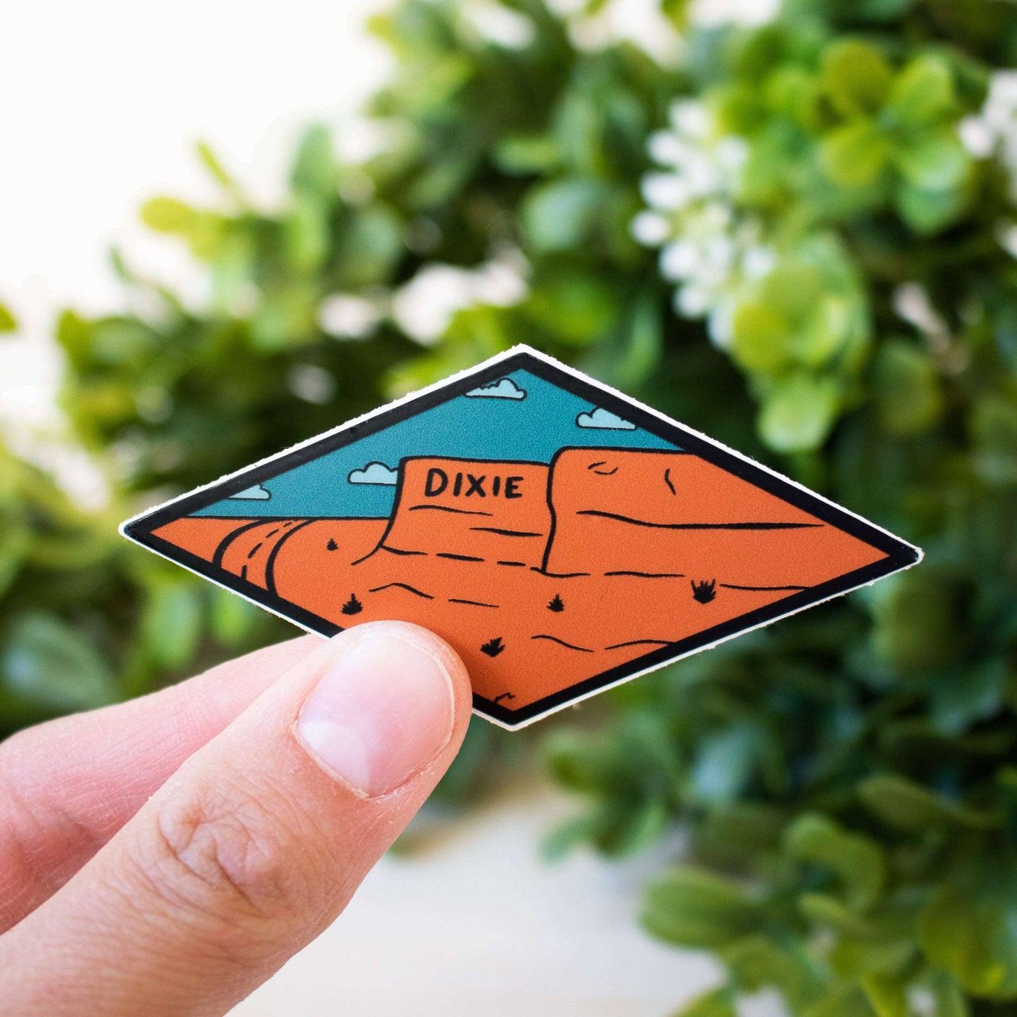 Dixie Rock Sticker | St. George, UT - Dixie Hike & Style
