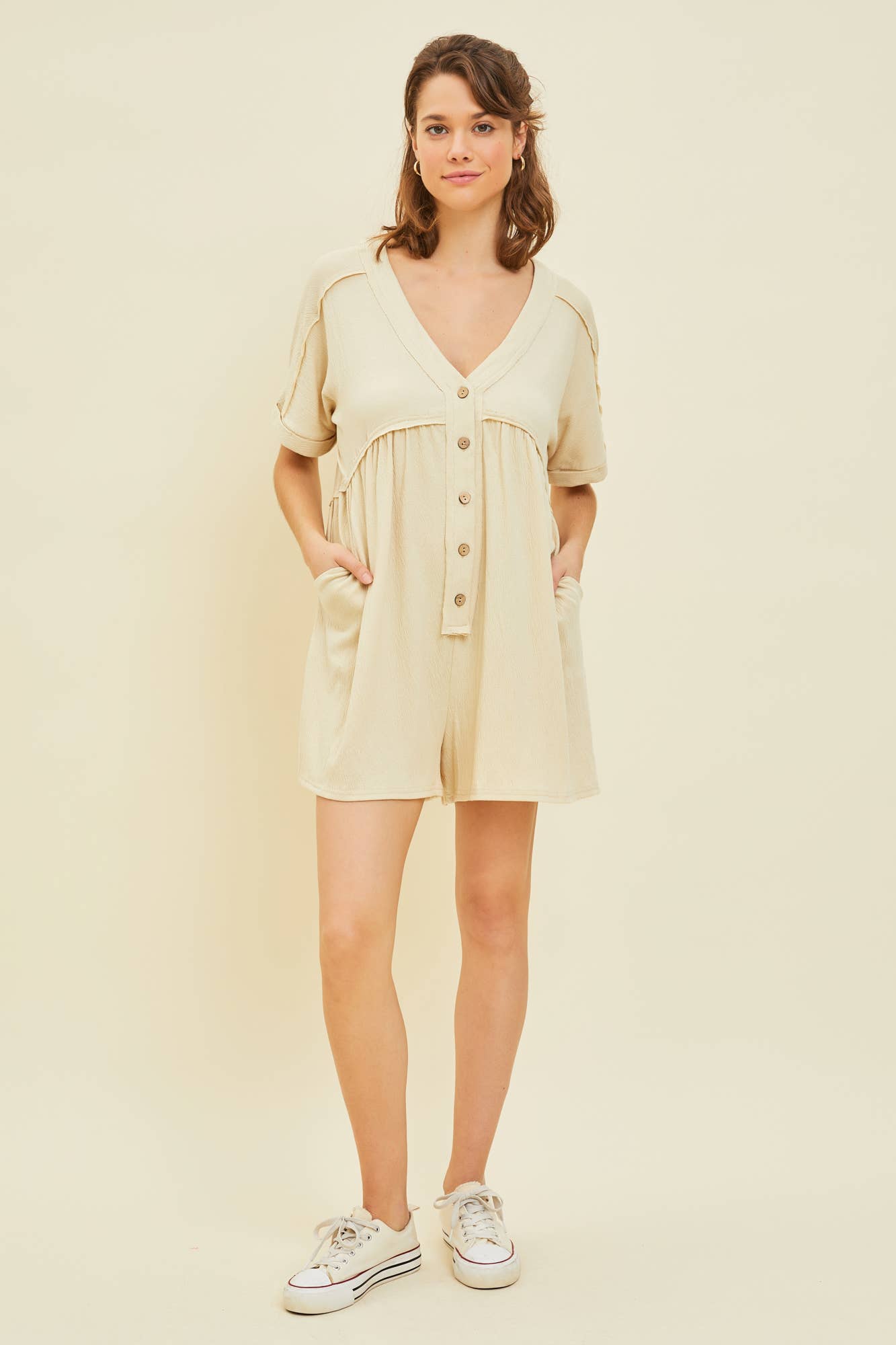 Heyson Eternal Comfort Button-Down Romper