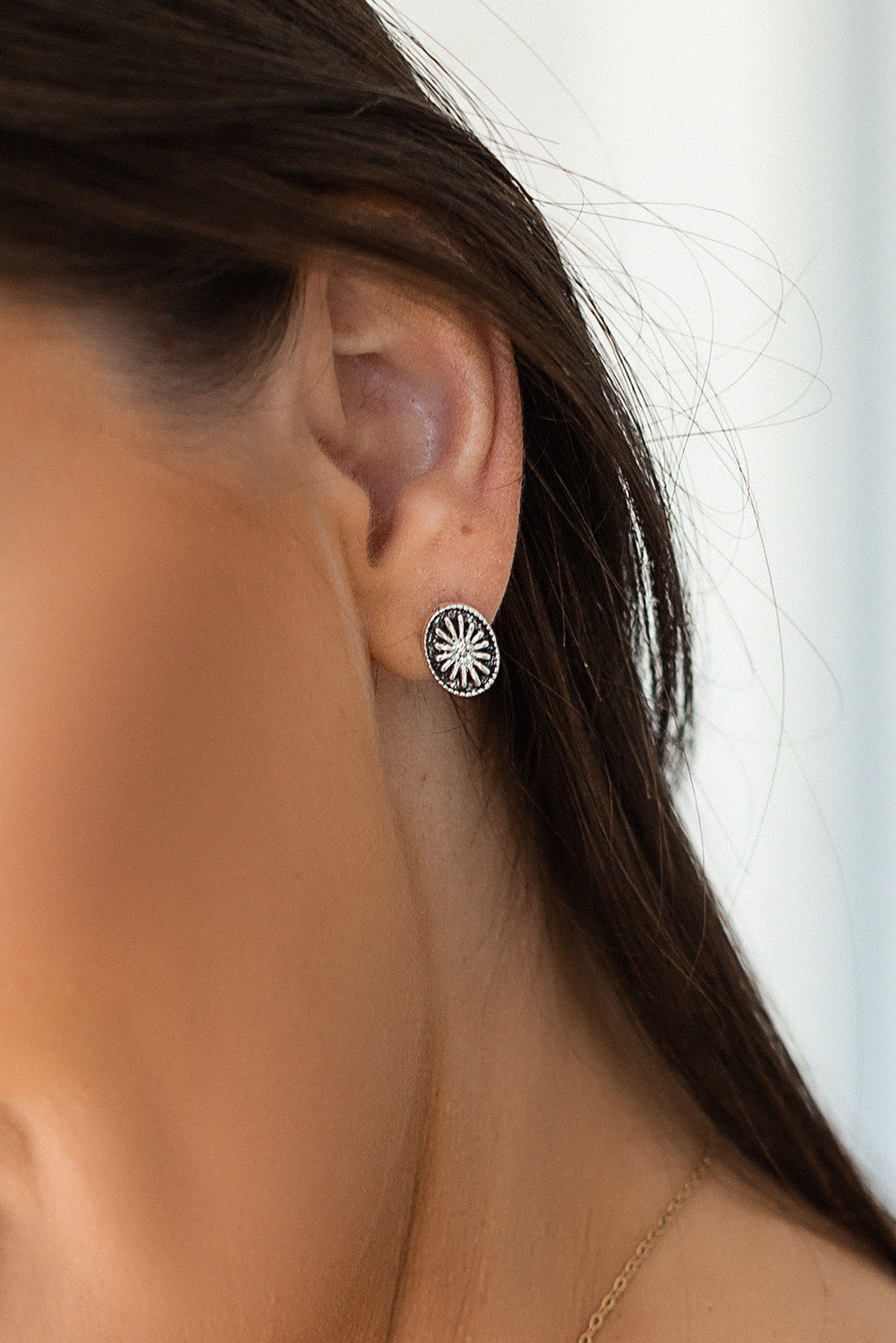 Green Three-piece Turquoise Stud Earrings Set - Dixie Hike & Style