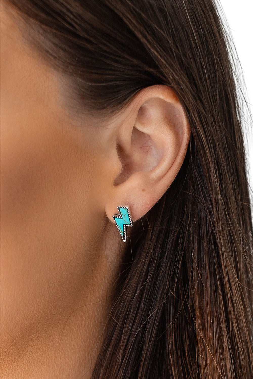 Green Three-piece Turquoise Stud Earrings Set - Dixie Hike & Style