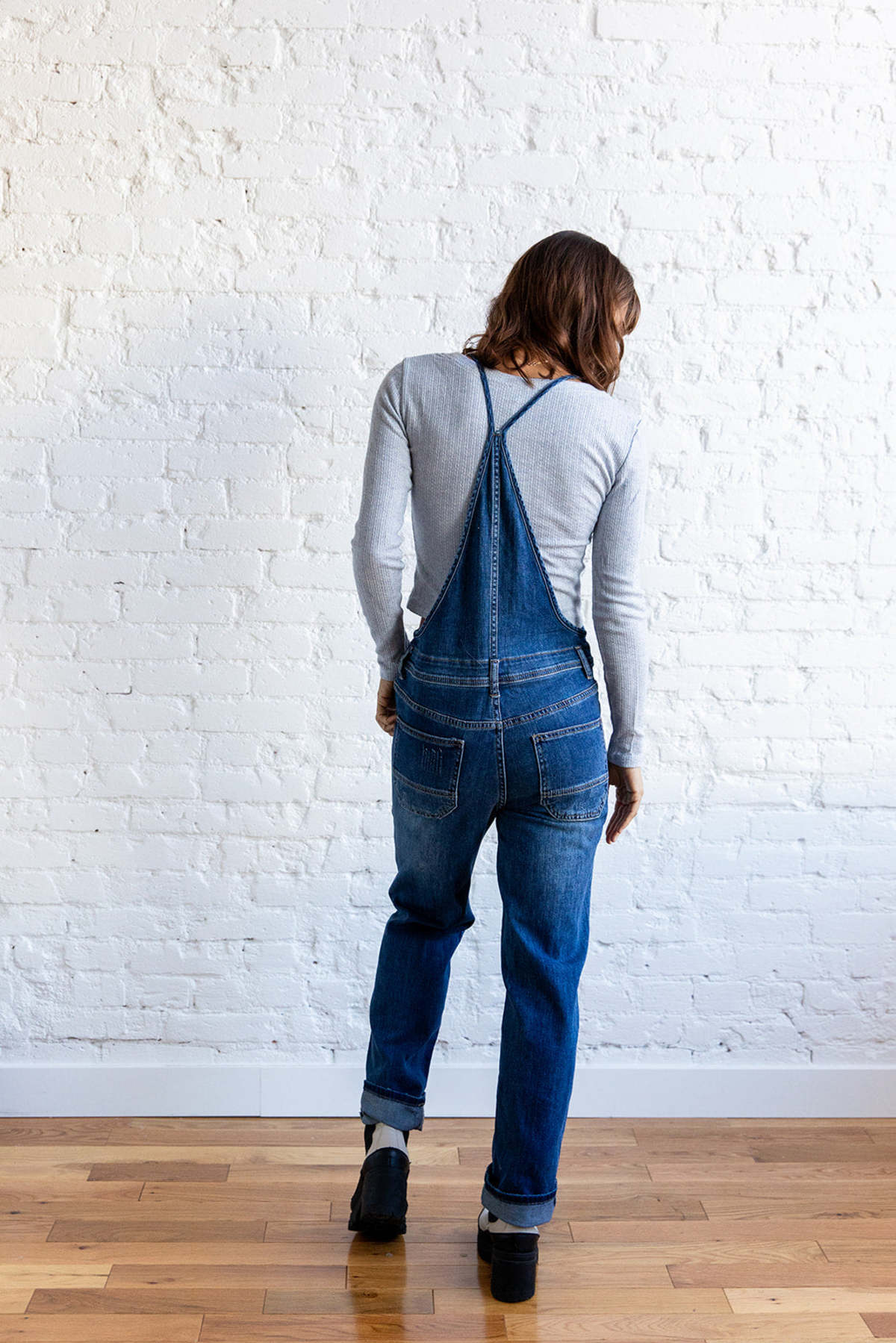 Miou Muse Baby Doll Denim Overalls - Dixie Hike & Style