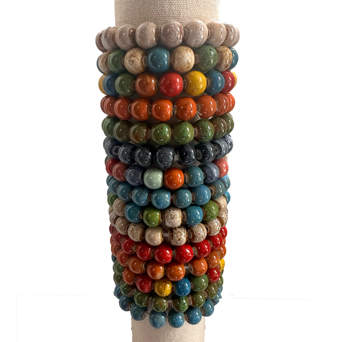 Clay Round Beads - Stretch Bracelet Set
