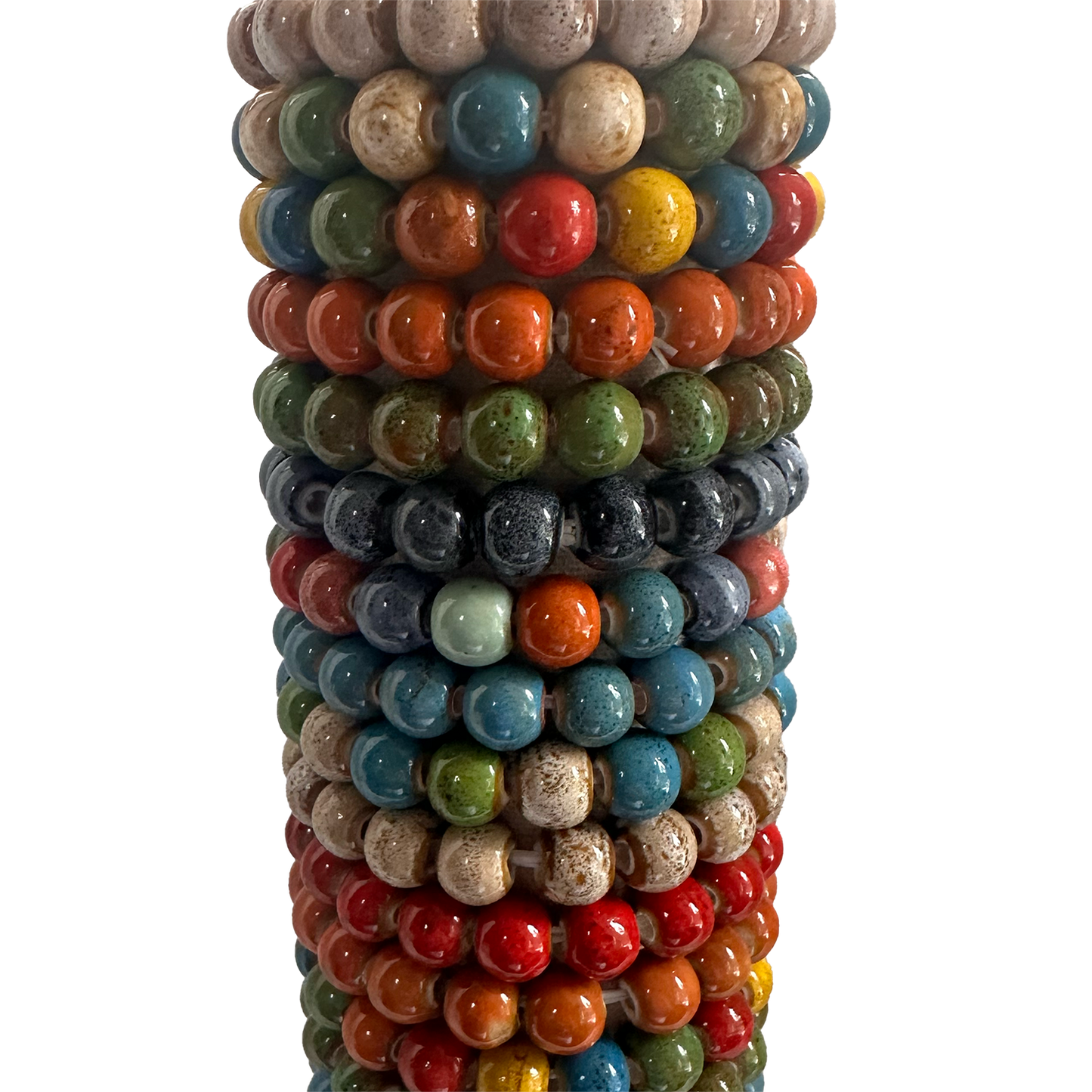 Clay Round Beads - Stretch Bracelet Set
