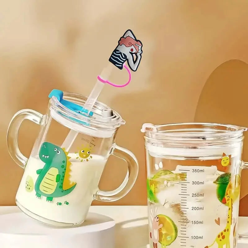 Barbie Straw Charms | Fashionable Silicone Tips for Tumblers - Dixie Hike & Style