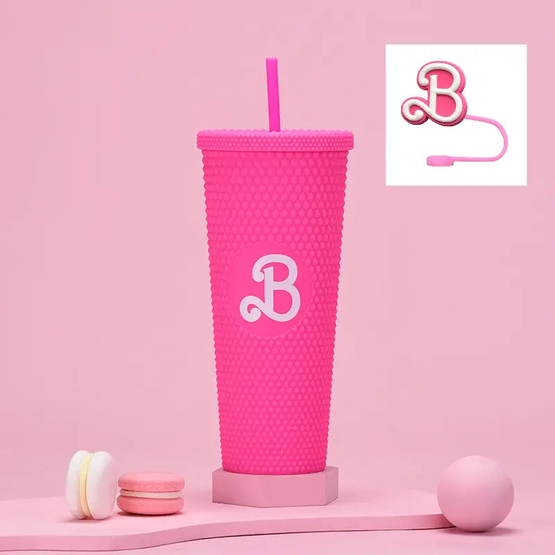 Barbie Themed Tumbler Cups - Fun & Fashionable Drinkware - Dixie Hike & Style