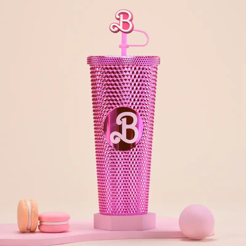 Barbie Themed Tumbler Cups - Fun & Fashionable Drinkware - Dixie Hike & Style