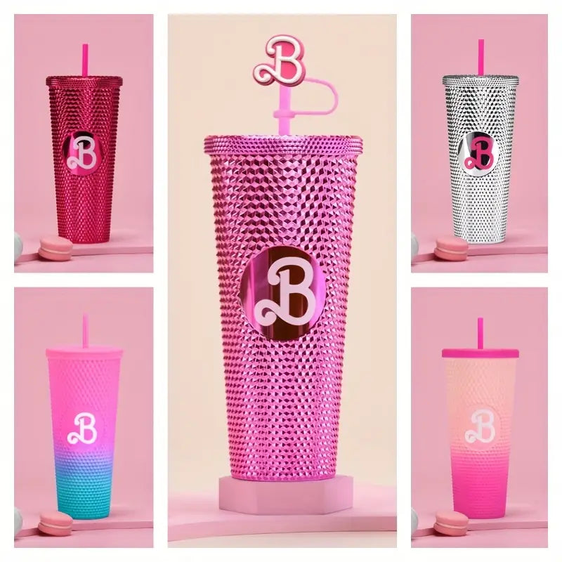 Barbie Themed Tumbler Cups - Fun & Fashionable Drinkware - Dixie Hike & Style