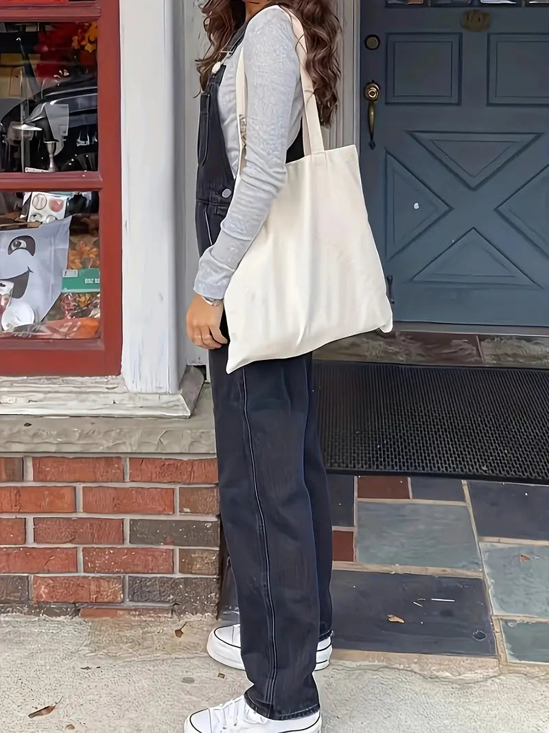 Black Denim Chic Jumpsuit - Women's Straight-Leg Overall - Dixie Hike & Style
