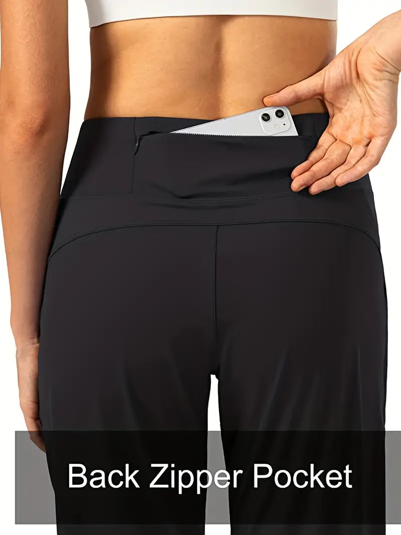 RunZip High-Waist Jogger for Active Lifestyles - Dixie Hike & Style