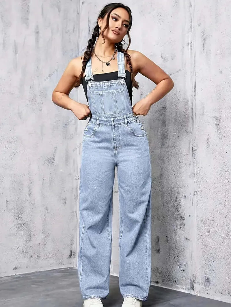 Dixie Denim Explorer: Stylish Jumpsuit Overalls for Women - Dixie Hike & Style