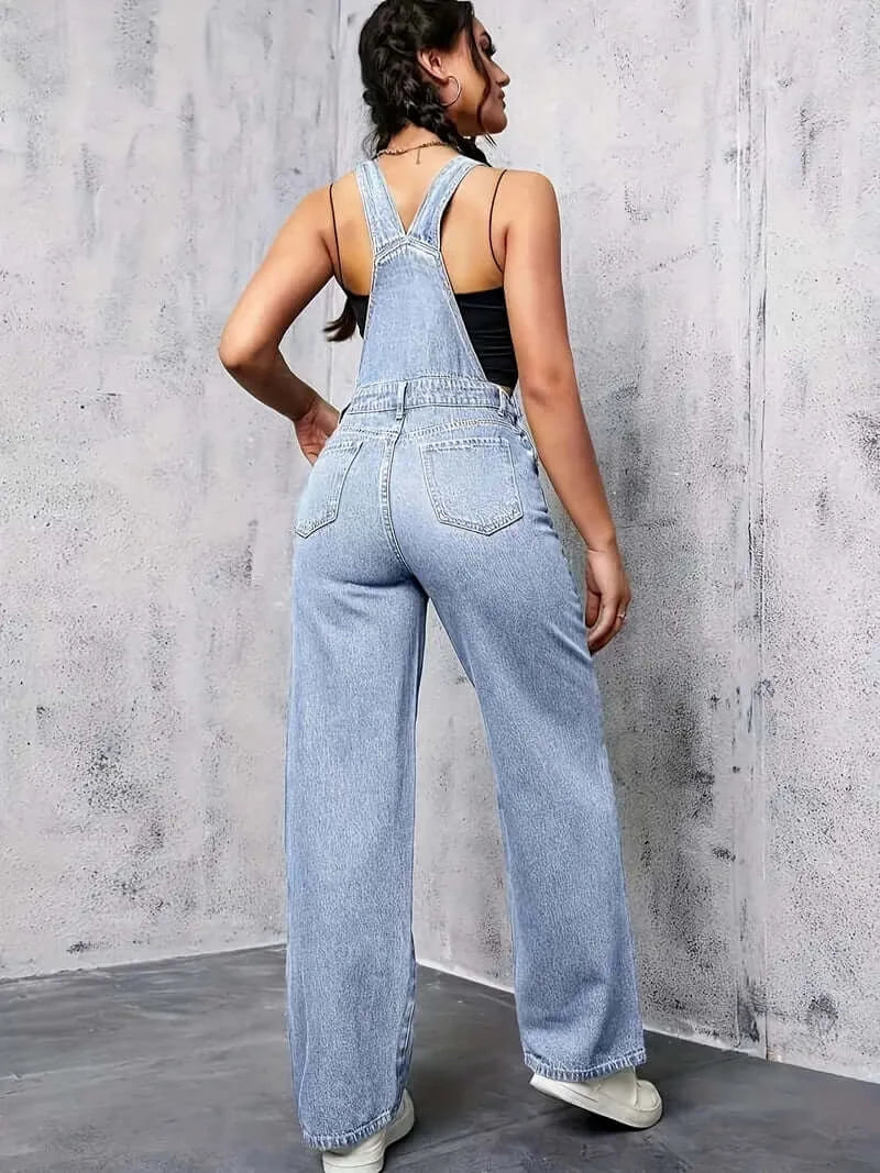 Dixie Denim Explorer: Stylish Jumpsuit Overalls for Women - Dixie Hike & Style