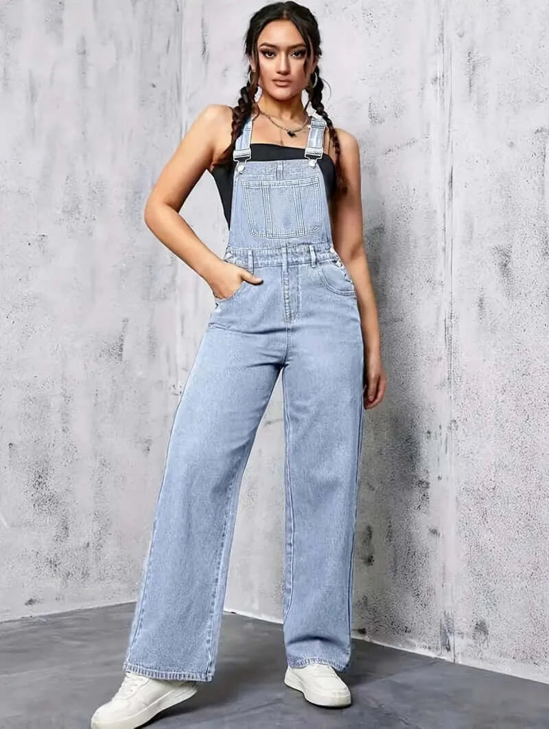 Dixie Denim Explorer: Stylish Jumpsuit Overalls for Women - Dixie Hike & Style