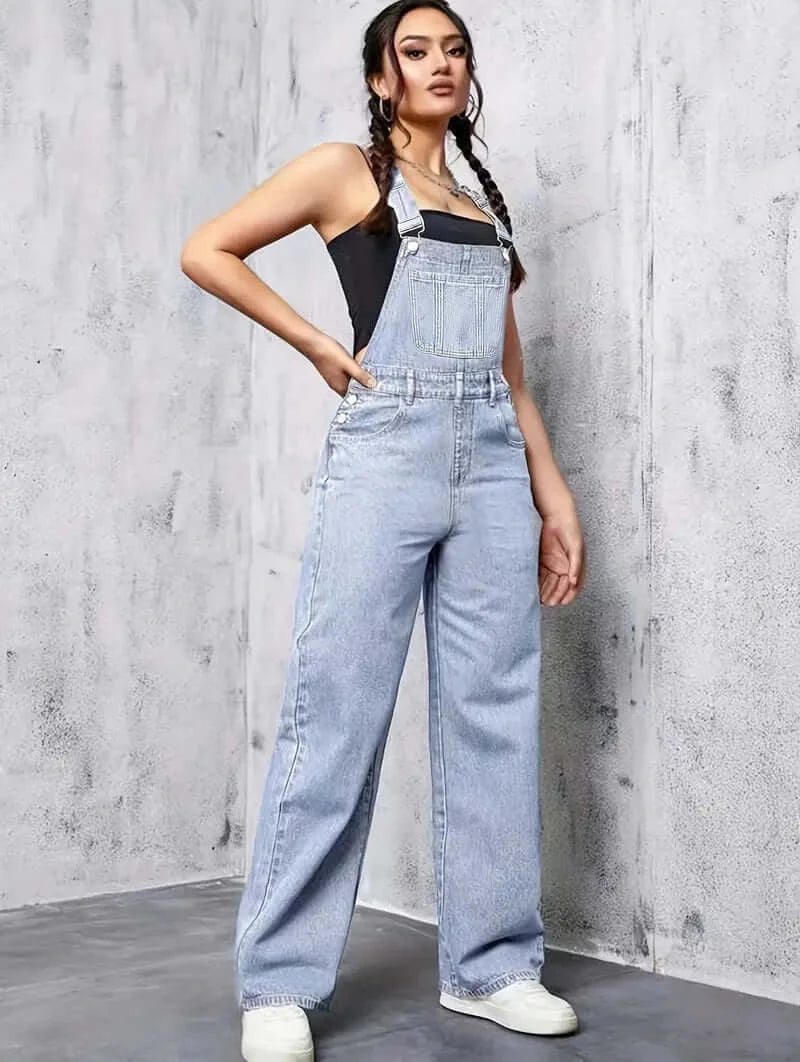 Dixie Denim Explorer: Stylish Jumpsuit Overalls for Women - Dixie Hike & Style