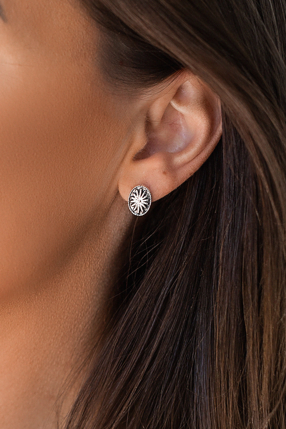 Green Three-piece Turquoise Stud Earrings Set - Dixie Hike & Style