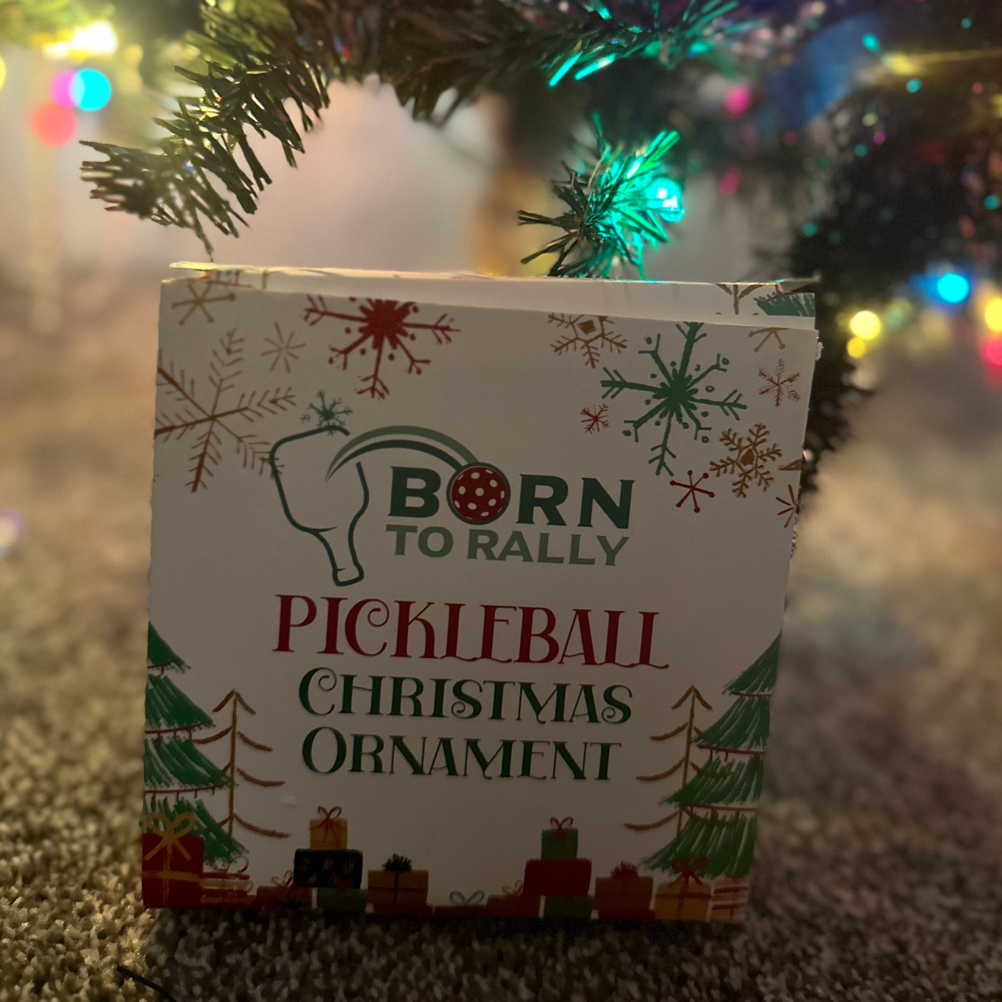 Pickleball Christmas Ornament - Dixie Hike & Style