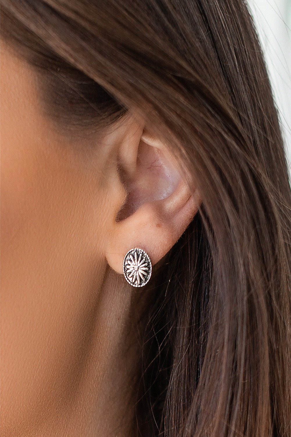 Green Three-piece Turquoise Stud Earrings Set - Dixie Hike & Style