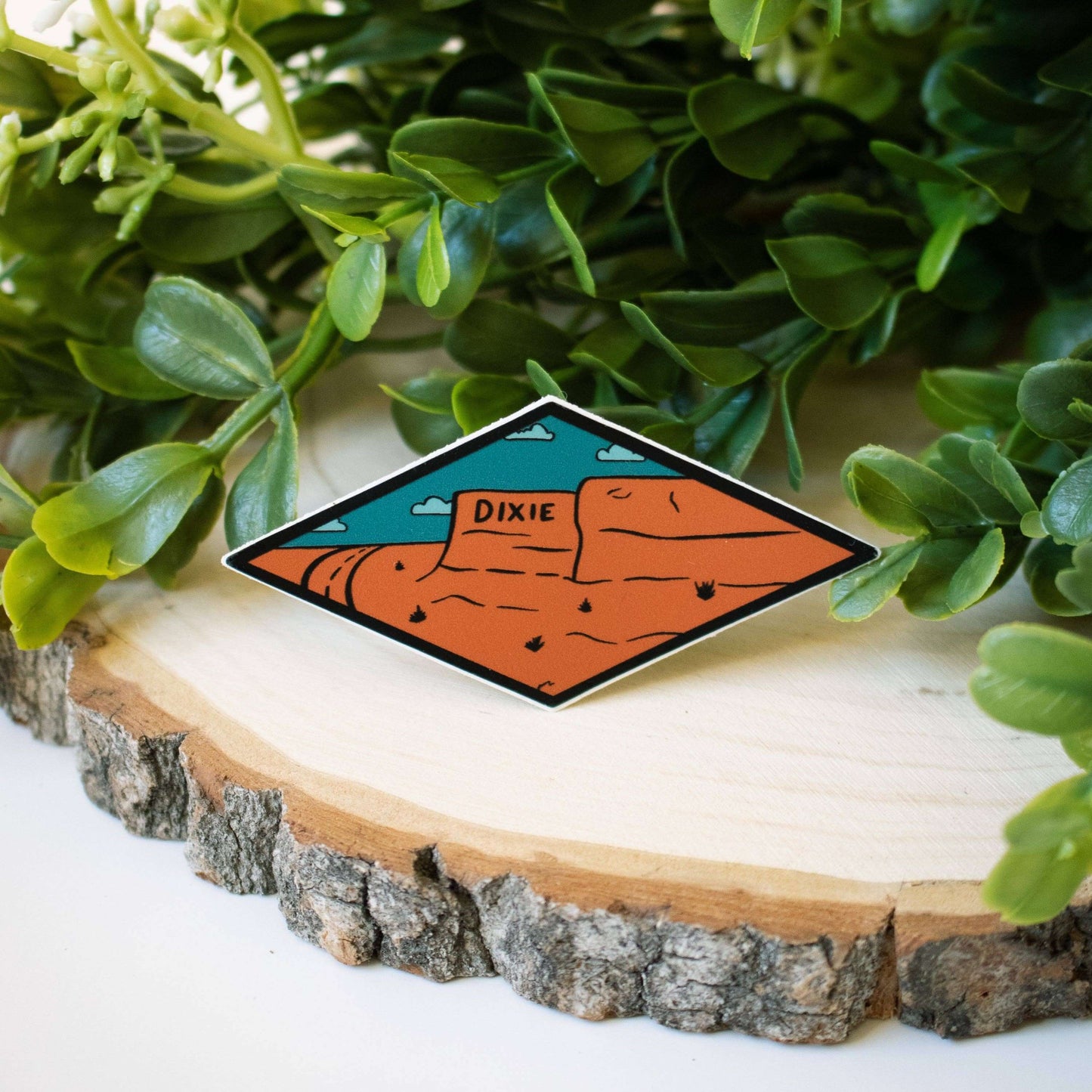 Dixie Rock Sticker | St. George, UT - Dixie Hike & Style
