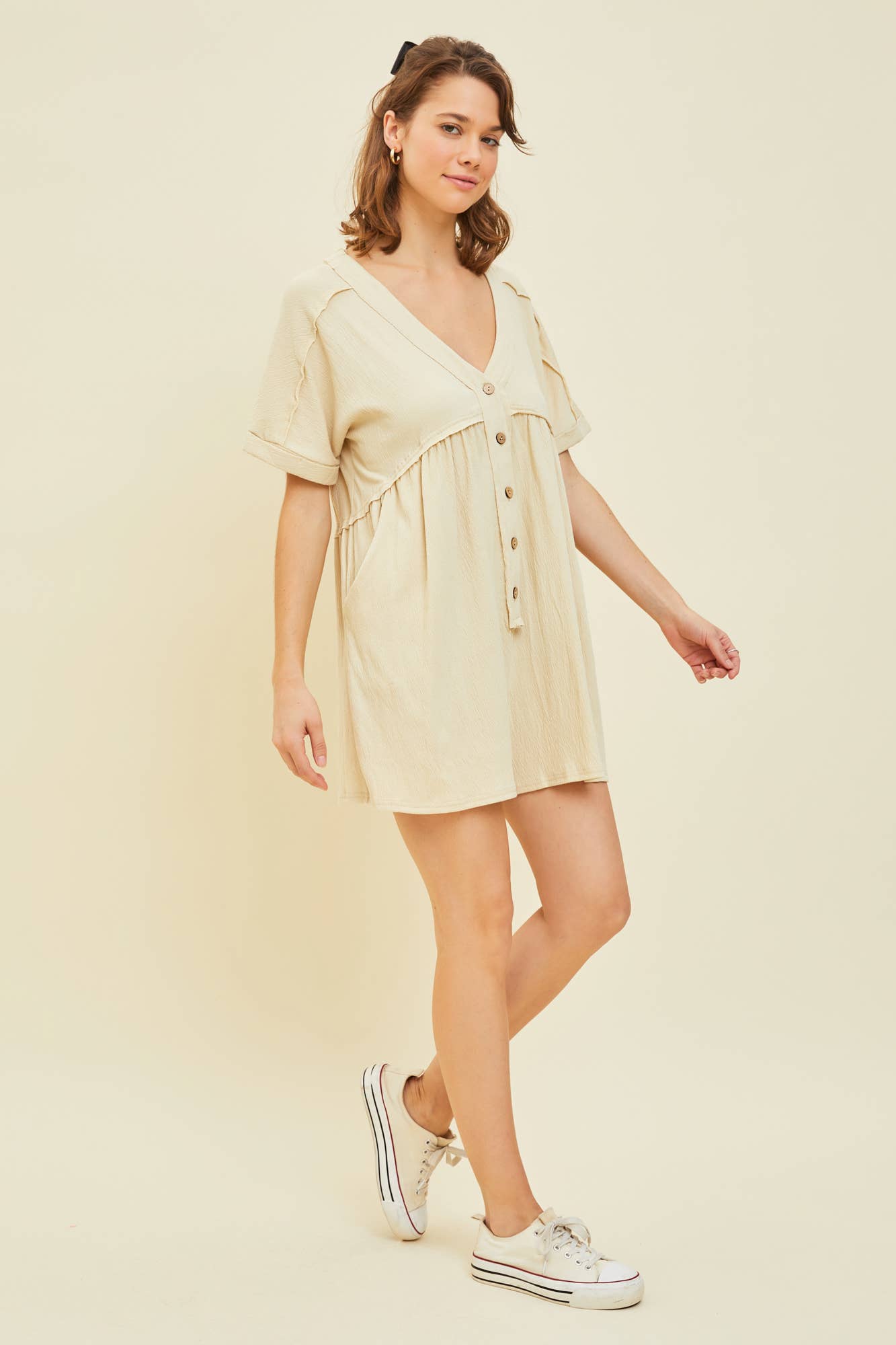 Heyson Eternal Comfort Button-Down Romper