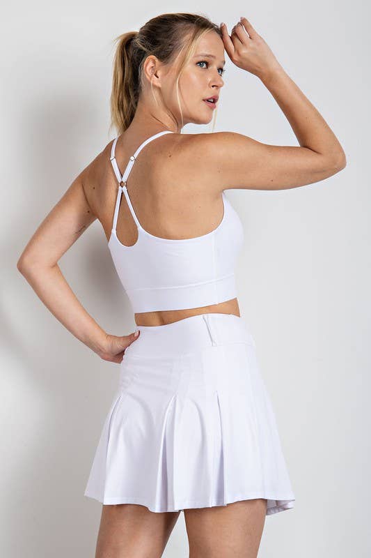 S157037 Butter Soft Pleat Golf Skort