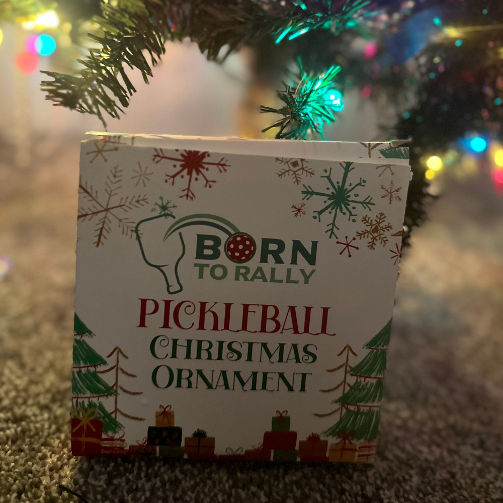 Pickleball Snowflake Christmas Ornament - Dixie Hike & Style