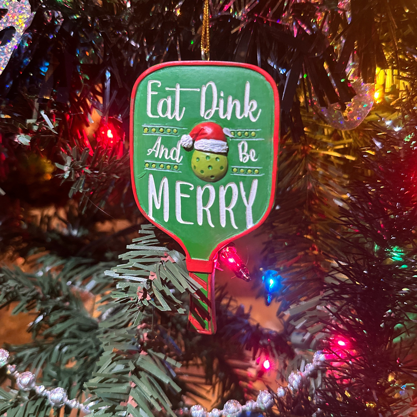 Pickleball Paddle Christmas Ornament - Dixie Hike & Style