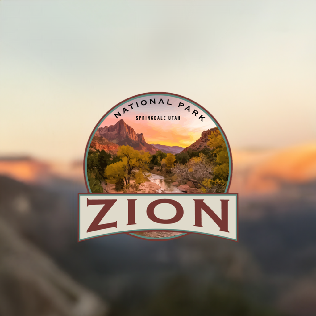 Zion National Park Sticker