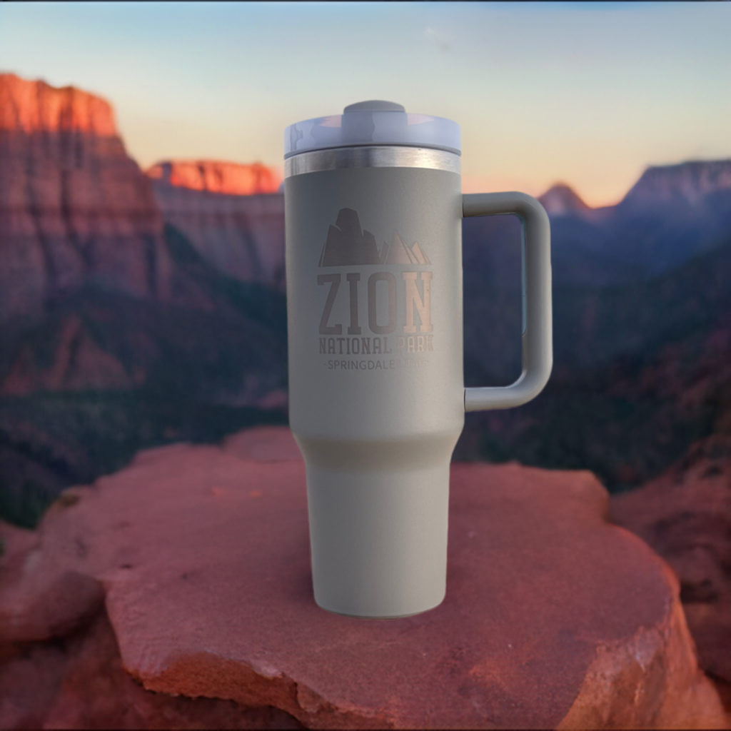 Zion 40oz Stainless Steel Adventure Quencher Tumbler - Dixie Hike & Style