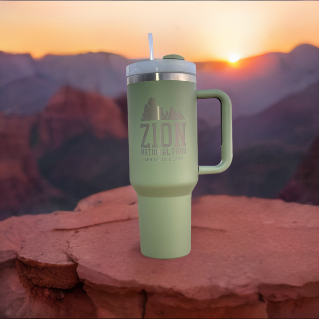 Zion 40oz Stainless Steel Adventure Quencher Tumbler - Dixie Hike & Style