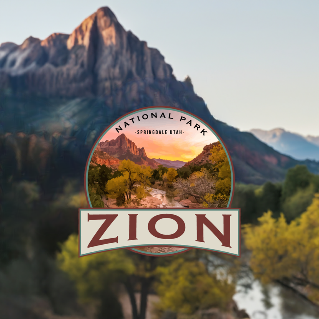 Zion National Park Sticker