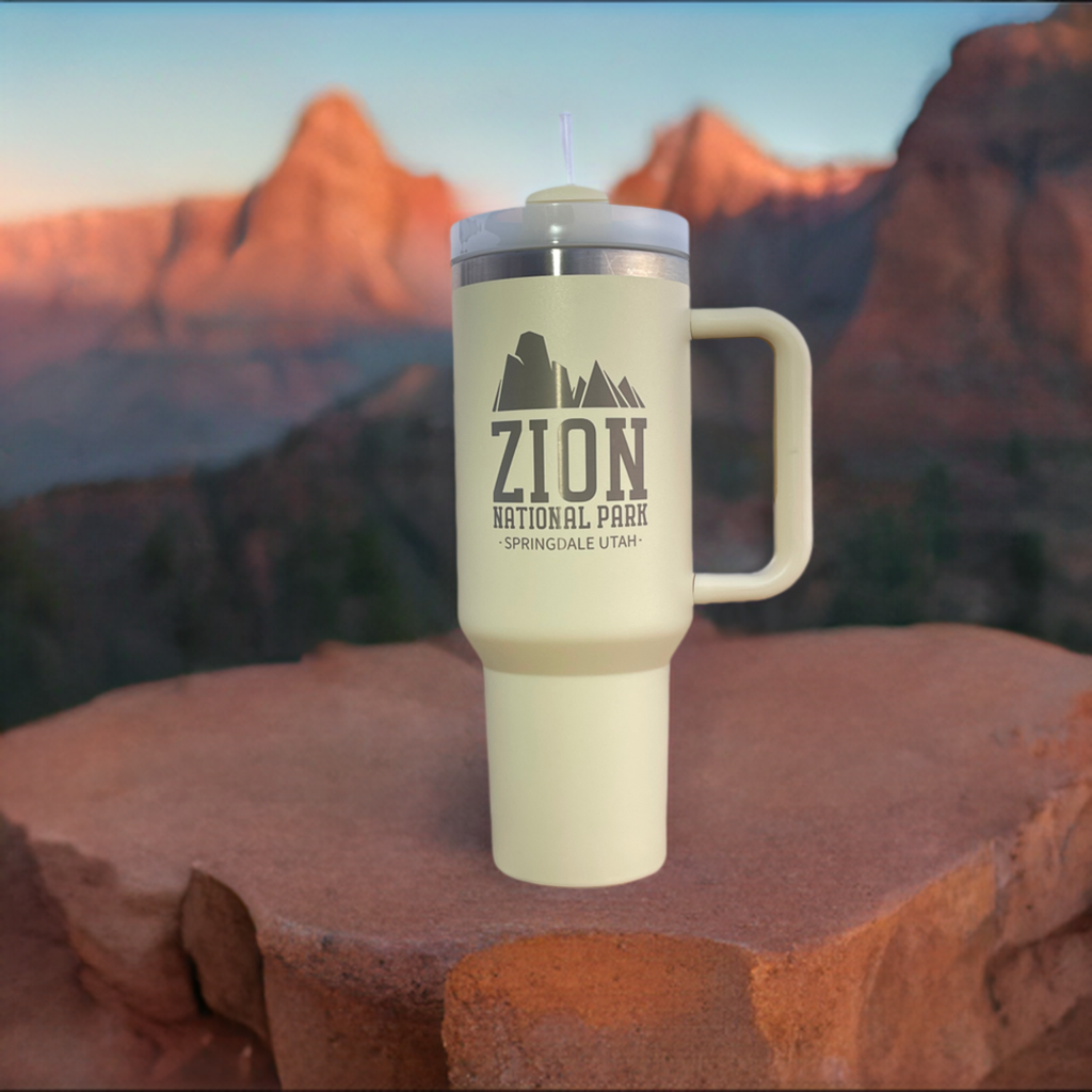 Zion 40oz Stainless Steel Adventure Quencher Tumbler - Dixie Hike & Style