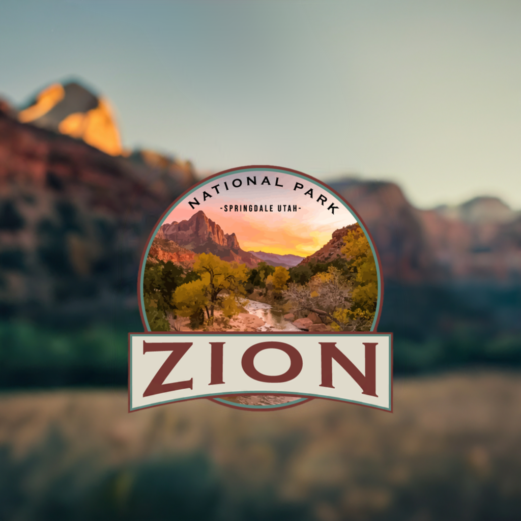 Zion National Park Sticker