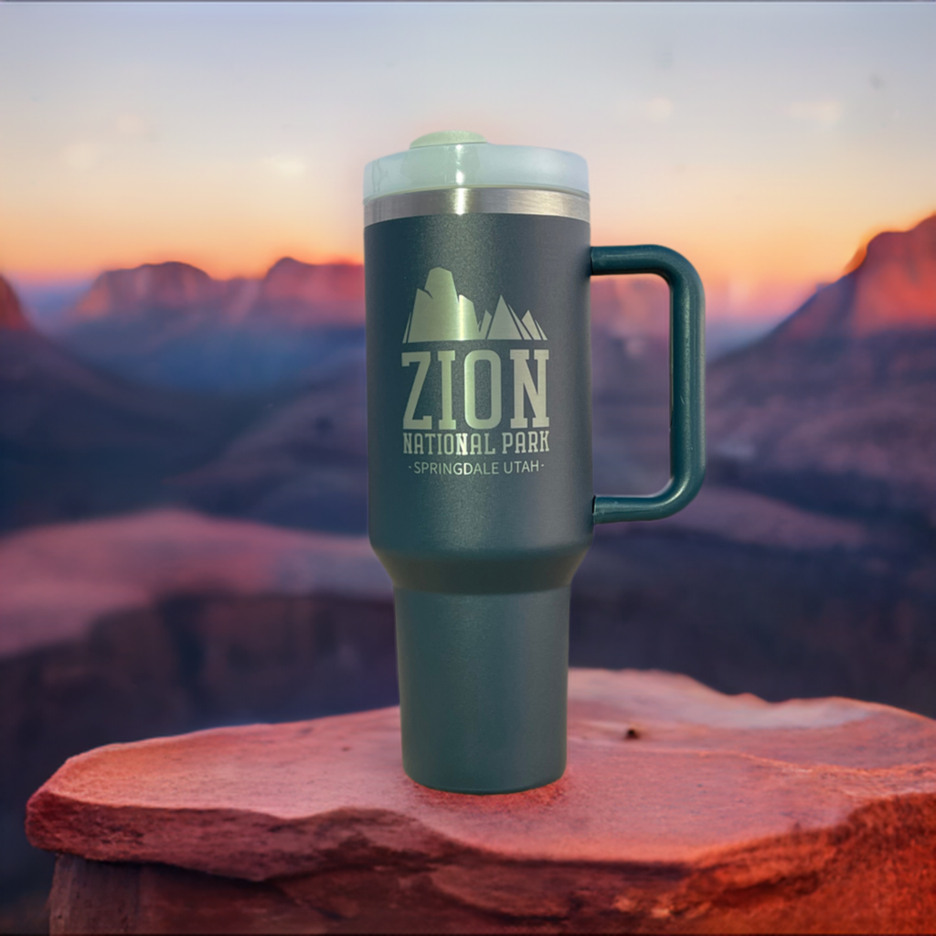 Zion 40oz Stainless Steel Adventure Quencher Tumbler - Dixie Hike & Style