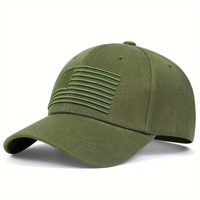 Wild West Patriot Hat - Unisex USA Flag Embroidered Cap - Dixie Hike & Style