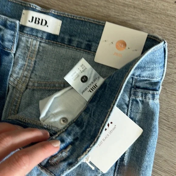 Just Black Denim High Rise Dad Jeans - Dixie Hike & Style