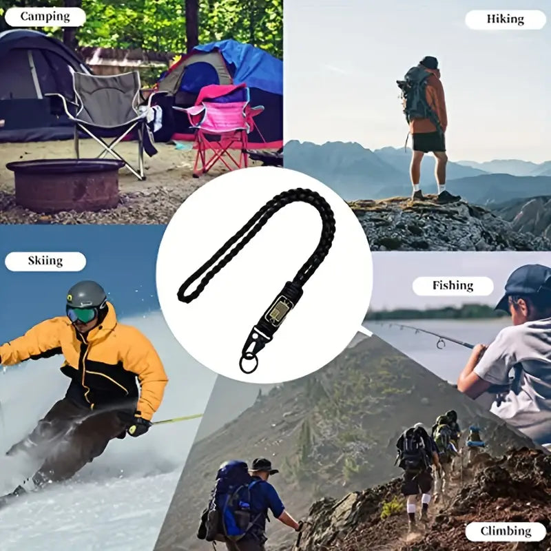Wild West Stars & Stripes Paracord: Multi-Use Lanyard - Dixie Hike & Style