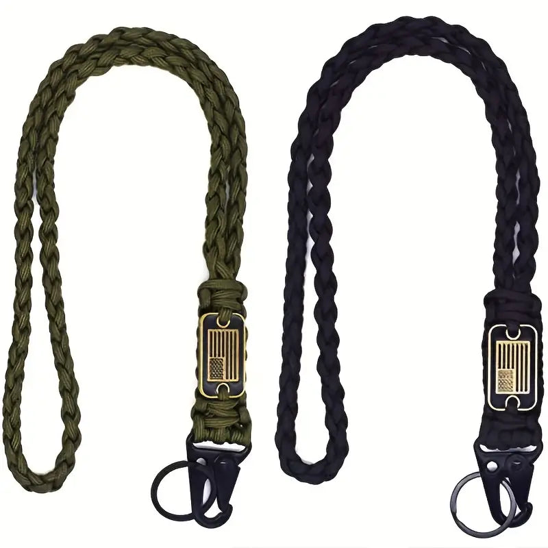 Wild West Stars & Stripes Paracord: Multi-Use Lanyard - Dixie Hike & Style