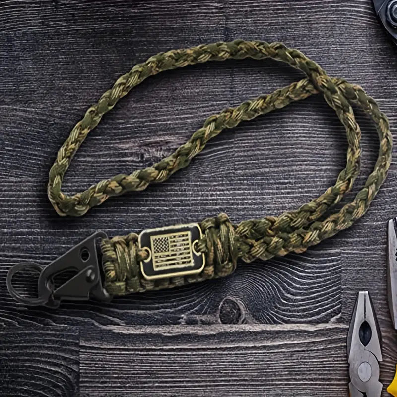Wild West Stars & Stripes Paracord: Multi-Use Lanyard - Dixie Hike & Style