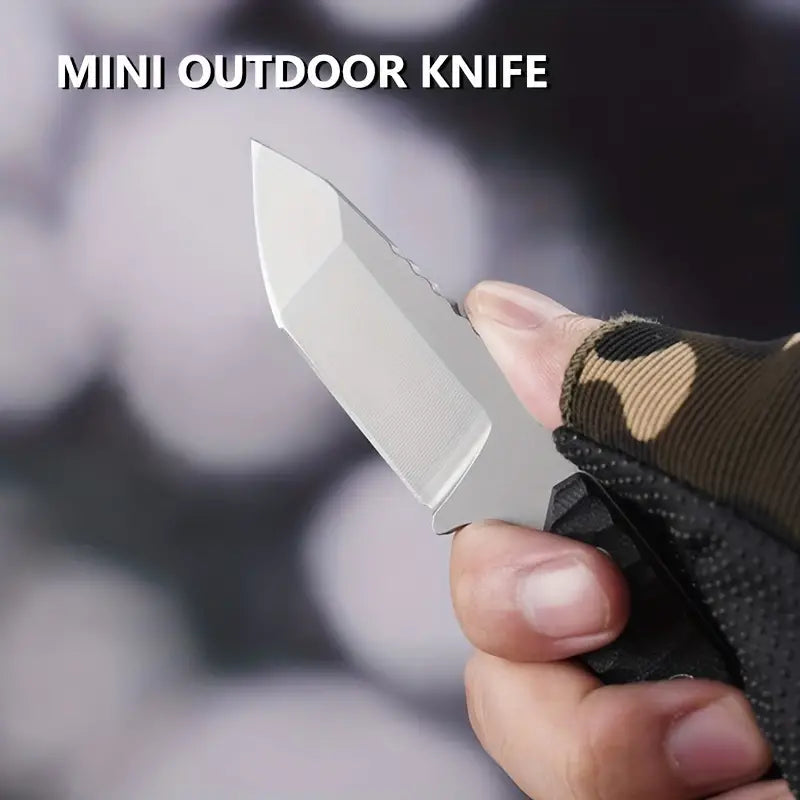 Wild West Survivalist: Multi-Function Knife with Built-In Flint, Compass, and Mirror - Dixie Hike & Style