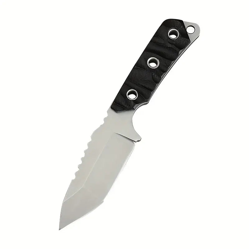 Wild West Survivalist: Multi-Function Knife with Built-In Flint, Compass, and Mirror - Dixie Hike & Style